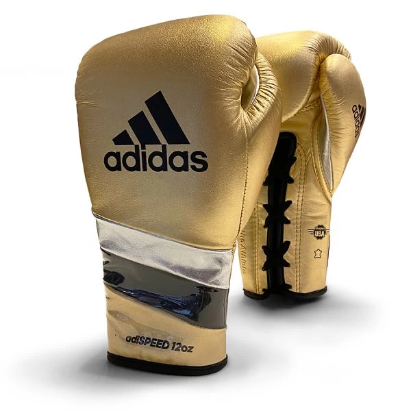 Adidas AdiSpeed Metallic Boxing Gloves - Lace