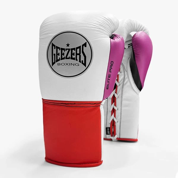 Geezers Elite Pro Training/Sparring Gloves 2.0 - Lace - Image 2