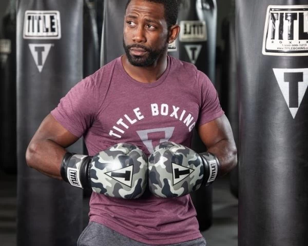 TITLE Boxing Infused Foam Camo Bag Gloves - Image 3