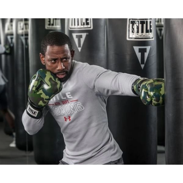TITLE Boxing Infused Foam Camo Bag Gloves - Image 4
