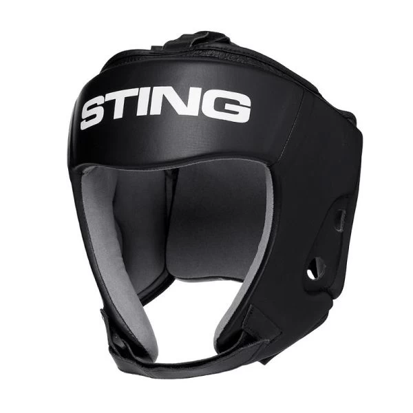 Sting Orion Gel Open Face Headguard - Black