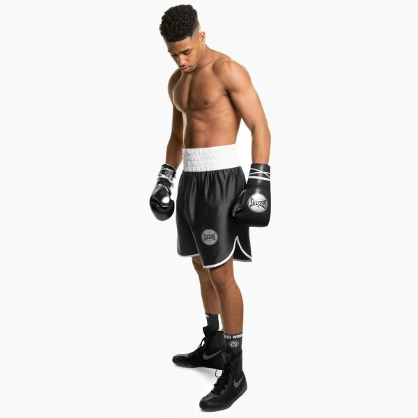 Suzi Wong X Geezers Contrast Satin Boxing Shorts - Image 2