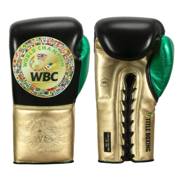 TITLE Boxing WBC Green Belt Sparring Gloves - Image 2