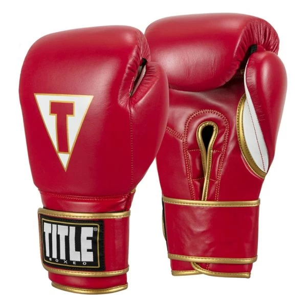 TITLE Boxeo Mexican Leather Training Gloves Quatro - Velcro - Image 2