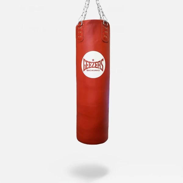 Geezers Elite Pro Traditional Impact Leather Punch Bag - 4ft - Image 3