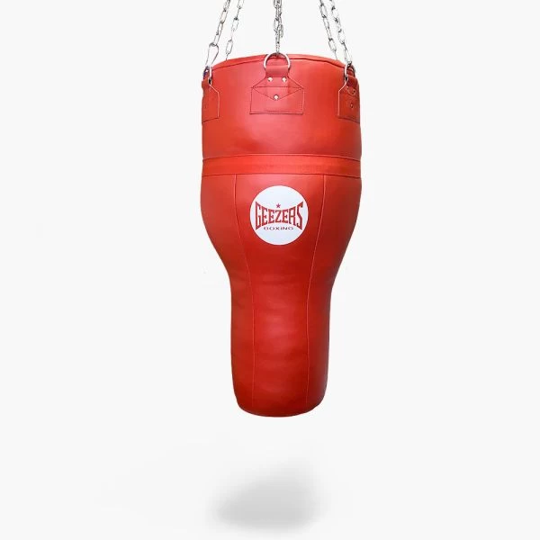 Geezers Elite Pro Impact Leather Angle Punch Bag - Image 3