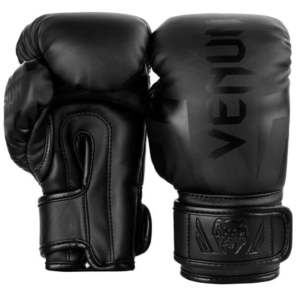 Venum Elite Boxing Gloves - Kids - Black